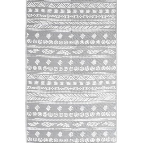Maison Exclusive - Outdoor-Teppich ARAKIL Grau 160x230 cm PP