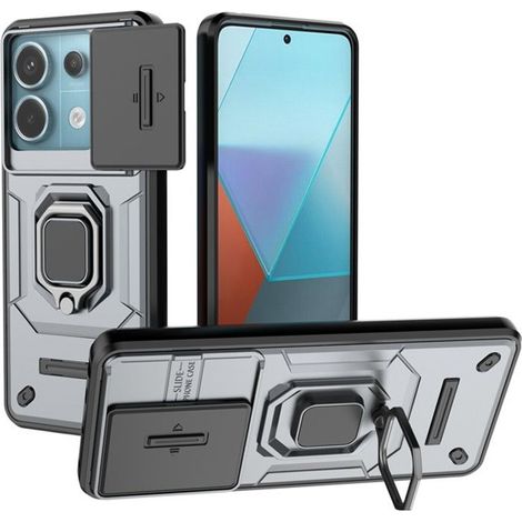 Coque de protection pour Xiaomi Redmi Note 13 Pro 5G (6.67") - Argent (1/4)