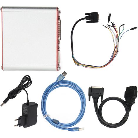 GARRYFIZH Pour le programmateur ECU PCMtuner V1.2.7, 67 modules pris en charge, somme de contrôle et outil de diagnostic automobile, prise UE 100-240 V