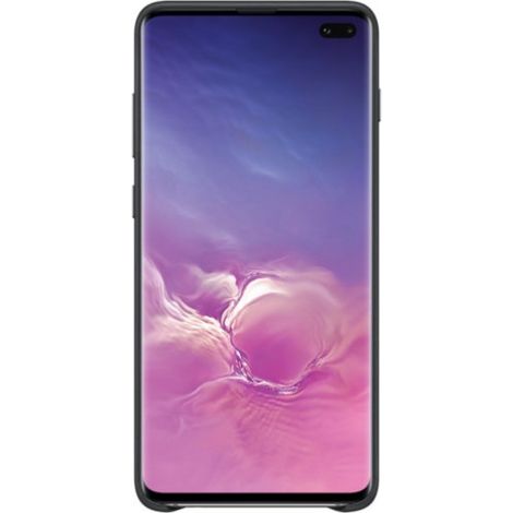 Custodia Leather Pelle Cover Samsung EF-VG975LBEGWW per Galaxy S10 Plus SM-G975 Nero (1/5)