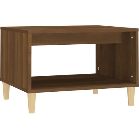 Tavolino da Salotto Rovere Marrone 60x50x40cm Legno Multistrato vidaXL (1/5)
