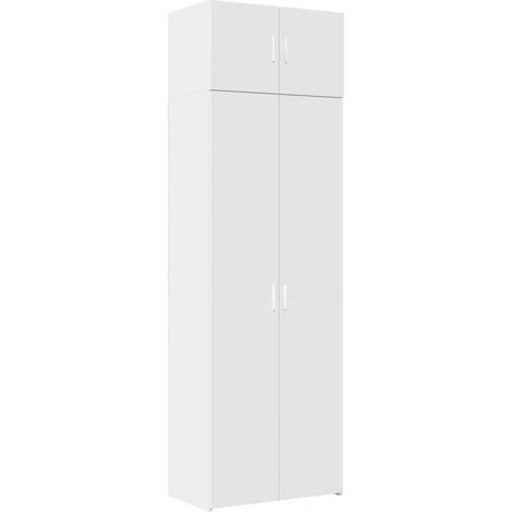 Buffet,Armoire de rangement blanc 70x42,5x225 cm bois d'ingénierie CFW475663 (1/5)