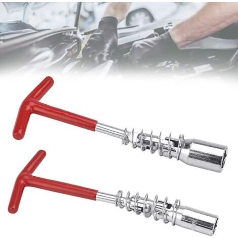 2 Pcs Clé À Bougie 16mm &21mm Clé À Bougie Moto Cle Bougie Allumage Clé À Bougie Voiture Clé À Bougie Tondeuse Demonte Bougie Clef À Bougie Douille Bougie Allumage Pour Bougie Allumage Moteur