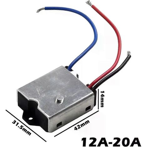 1 Stück 230 V auf 12–20 A Sanftanlaufschalter mit Strombegrenzer, passend für Winkelschleifer und Elektrowerkzeuge. Schneller Start, hohe Stabilität und Präzision – JXLGV (1/5)