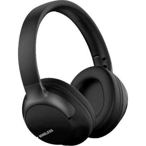 Casque Bluetooth sans fil, Casque stéréo HIFI pliable avec micro Bluetooth 5.1, prise en charge de la carte TF, Noir (1/5)