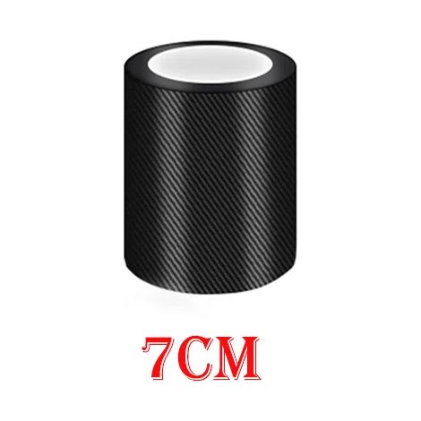 (7 m,7 cm) Bande adhésive de protection en fibre de carbone pour voiture,à coller soi-même,pour seuils de porte,rétroviseurs latéraux,anti-rayures et imperméable (1/3)
