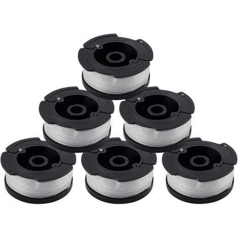 Pack of 6 A6481 A6485 spools for Black & Decker grass trimmers (6pcs) (1/5)