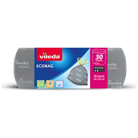 Ecobag Müllbeutel, 30L, 15 Beutel  Vileda 77625