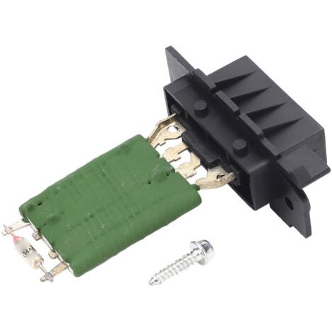 Résistance de Ventilateur de Soufflante,Résistance de ventilateur de chauffage 5 broches 6480.55 AC, résistance de moteur de ventilateur de chauffage de remplacement pour CITROEN BERLINGO (1/5)