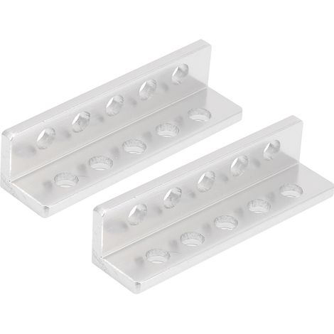 3103-0005-0040 1 paire de supports de poutre en aluminium en forme de L à 5 trous pour robot Tetrixrobotics (1/5)