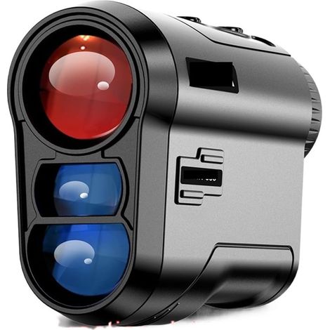 Télémètre de Golf Rechargeable par USB avec Compensation Pente for monoculaire Chasse au télémètre Golfeur Précis Mesure Distance Effort (1/5)