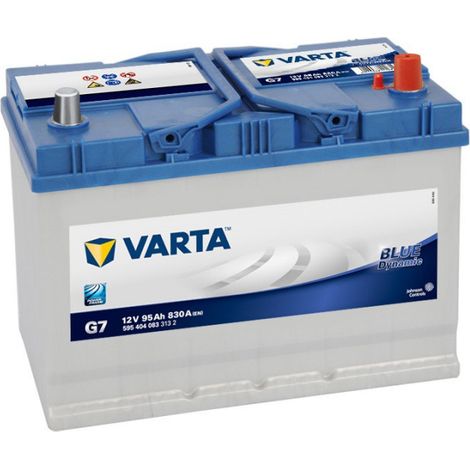 Varta – Batterie voiture 12V 95Ah 830A – Technologie plomb/calcium PowerFrame® – Démarrage rapide même par temps froid (1/10)