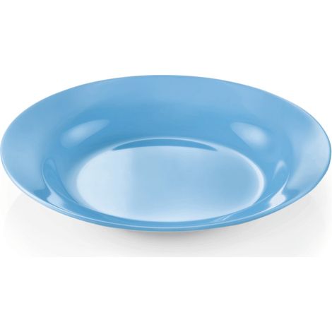 Assiette creuse mélamine Ø 20 cm bleu lot de 12 - Was Germany (1/2)