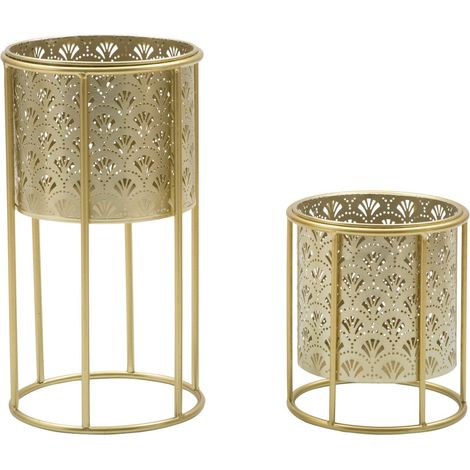 Ensemble de 2 supports de vase Golvy -A- cm Ø 21 x 40 - 19 x 22 (1/5)