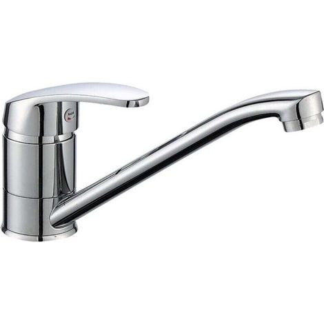 Robinet Mitigeur Évier Cuisine Basse Pression Bec Pivotant 360° Levier Unique Utilitaire (1/4)