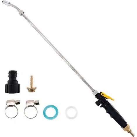 Garden Watering Wand 72cm Adjustable Stainless Steel  Pressure Hose Nozzle LeakProof Design (1/5)