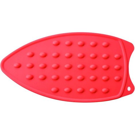 (Rouge) Coussin de Repos de Fer de Silicone, Planche à Repasser portative de Tapis résistant à Chaud Polyvalent pour Le Voyage à la Maison (1/5)