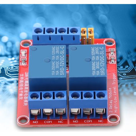 2-Kanal-Relaismodul mit Optokoppler-Isolation, High- und Low-Pegel-Triggerung (12 V) (1/5)