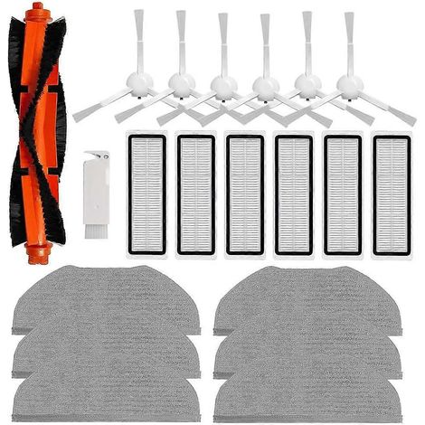 Ersatzzubehör-Set, kompatibel mit Xiaomi Roboter-Staubsauger S40C, E101, Reinigungszubehör-Ersatzteile (1/5)