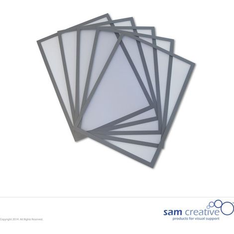 Tableau blanc magnétique Fenêtre A4 gris set 5 pièces