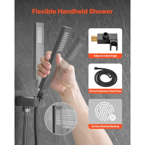 Ensemble de Robinetterie de Douche Encastrable Système de Douche (1/5)