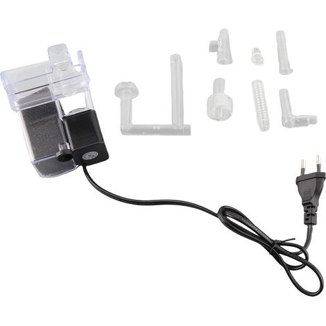 Filtre Aquarium Multifonction Oxygénation Accrue 280L/h 3,5W PVC pour Petit Bac à Poissons Prise EU (1/5)