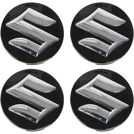 Satz mit 4 Radkappen (54 mm) für Pkw-Felgen. Kompatibel mit Suzuki Swift, SX4, S-Cross, Ignis, Vitara, Solio, Bandit und Swace. Edelstahlfelge. Innenverkleidung. (1/5)