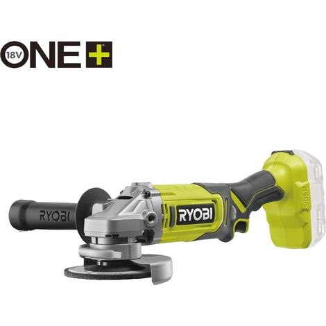 Ryobi – Meuleuse d'angle 125mm 18V li-ion – Disque acier 125mm – Pour béton armé et métal – Poids 2,2kg