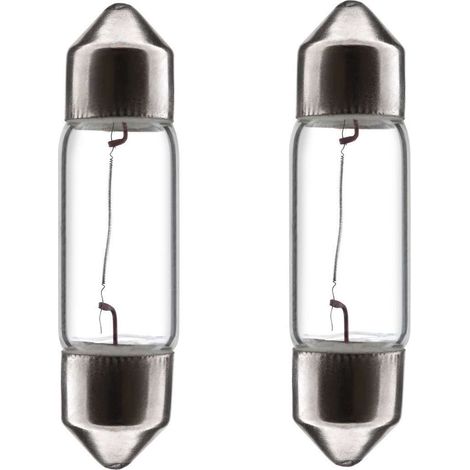 2x ampoule 6V 5W SV7 8mm x 28mm navette voiture moto remorque tracteur éclairage universel lumière