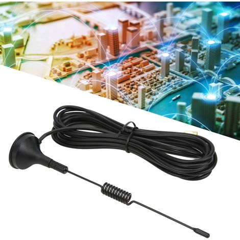 Antenne à ventouse double hélice GSM XP-GSM-004, module 2G/3G/GSM/GPRS/NB-IoT, antenne omnidirectionnelle à gain élevé 3G (1/5)