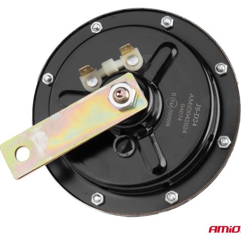 Klaxon chromé 125 mm 12V amio-04074 (1/3)