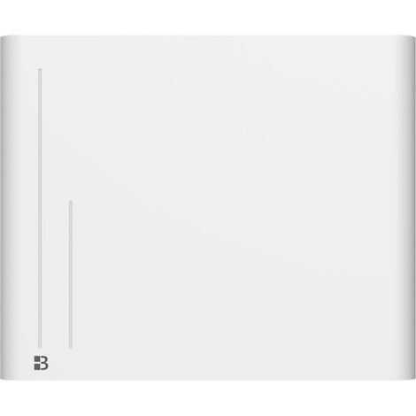 Radiateur électrique fixe à inertie sèche céramique 1000W ALBA horizontal blanc (1/5)