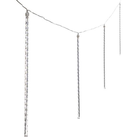 Tubi nevicata led giocoplast 10 tubi 480 luci da 5m bianco caldo - 14524548