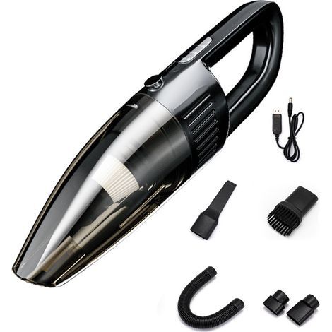 Aspirateur à main lithium-ion à charge rapide et puissant, petit aspirateur portable et léger, mini aspirateur à main pour voiture, maison et poils d'animaux (1/5)