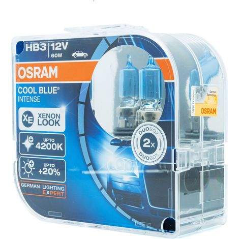 Bombillas halógenas Osram HB3 12 V 4200 K blanco cálido 60 W P20d (2 unidades) (1/4)
