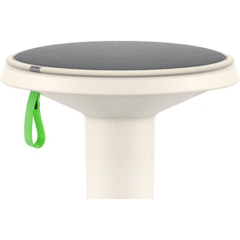 Coussin d'assise - Coussin de chaise particulièrement confortable idéal pour les tabourets, chaises, bancs et sols - tabouret de bureau (ECO gris (1/5)