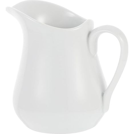 Pichet De Crémier En Céramique 450Ml Avec Poignée Pot À Lait Et Sauce Pour Cuisine Service De Table Maison Restaurant Buffet (1/5)
