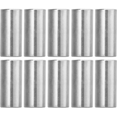 10 Écrous Ronds Femelle Filetage M10 X 1.5 14 L30mm Inox Raccord pour Maintenance (1/5)
