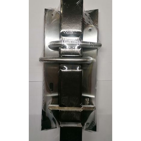 THEMA - 1 MANIGLIA SERIE BETA CROMO SATINATO GUARN.PL .8X90 ART. MTH104M01