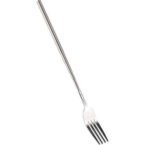 Fourchette à barbecue extensible en acier inoxydable