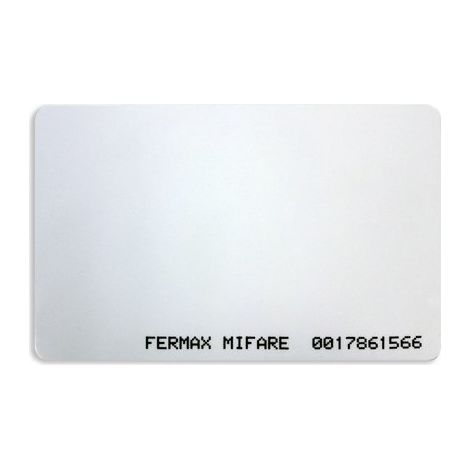 Tarjeta proximidad RFID MIFARE 13,56MHz 1K, sin mantenimiento ni baterías.