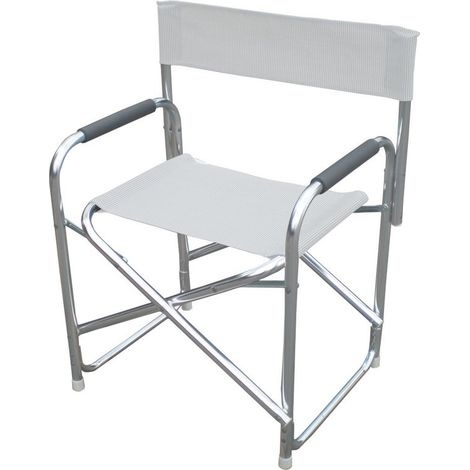 2 x C SEDIA REGISTA PLAYA ALLUMINIO BIANCO (1/2)