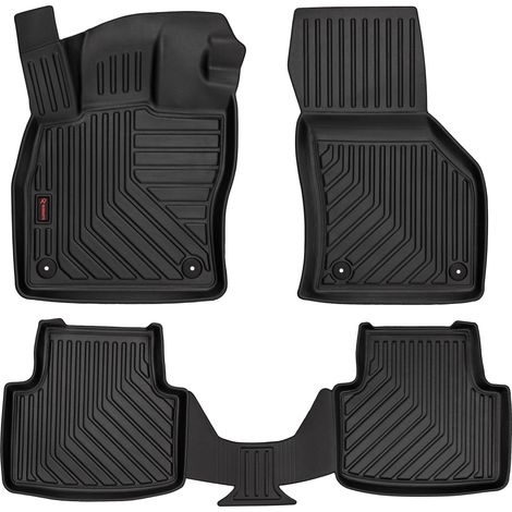 Tappetini auto in gomma 3D per: Volkswagen Passat B8 (berlina, station wagon, variant, alltrack, 2015-) - cerchio da 5 cm (1/5)