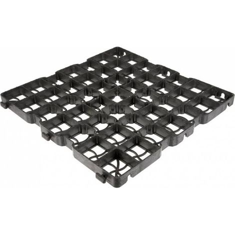 Winox – Dalle stabilisatrice pour gravier 50 x 50 cm – HDPE recyclé – Résistance 150 tonnes/m² – Pour allées carrossables (1/4)