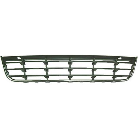 Grille de pare-choc avant centrale noire moulure chromée Volkswagen Passat B6 2005-2010