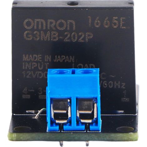 DC 5/12V 1-Kanal-Halbleiterrelaismodul mit Hochpegeltriggerung, 250VAC 2A Ausgang mit Sicherung (12V) (1/5)