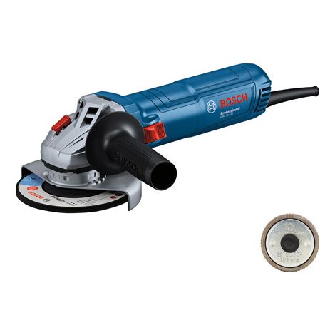 Smerigliatrice angolare Bosch GWS 12-125 con dado SDS, 1200 watt in confezione