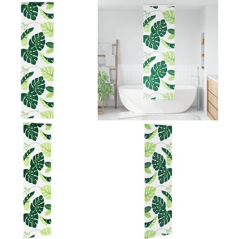 vidaXL Store enrouleur de douche avec cassette largeur du tissu 76 cm (1/5)
