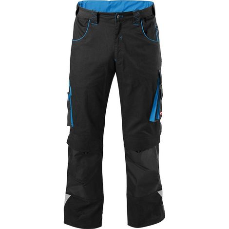 Fortis Bundhose Herren PERFORMANCE 24 Gr. 28 schwarz/türkis (1/2)