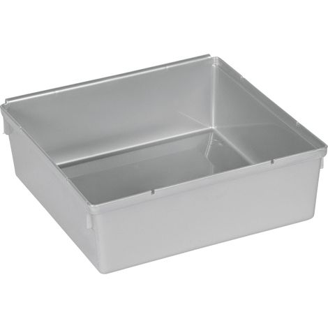 Schubladeneinsatz 15x15x5cm silber